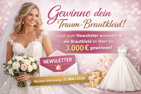 Gewinnspiel: Brautkleid im Wert von bis zu 3000 €